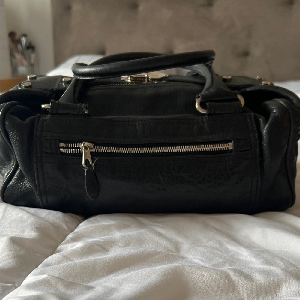 Balenciaga Black Leather Bag
